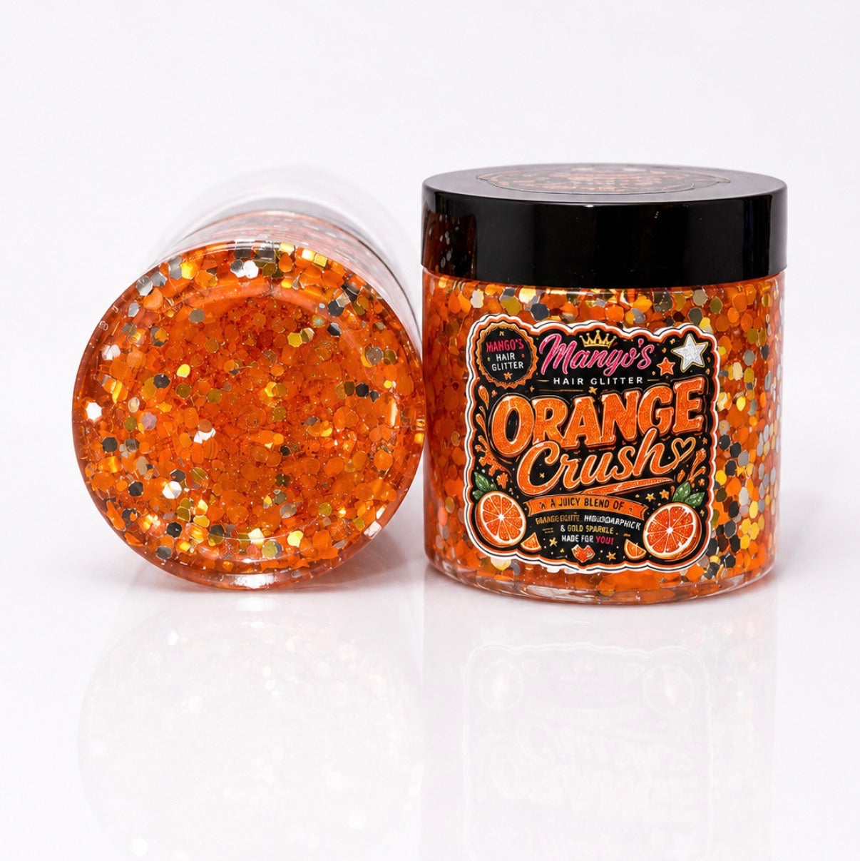 Orange Crush - Cosmetic Hair Glitter