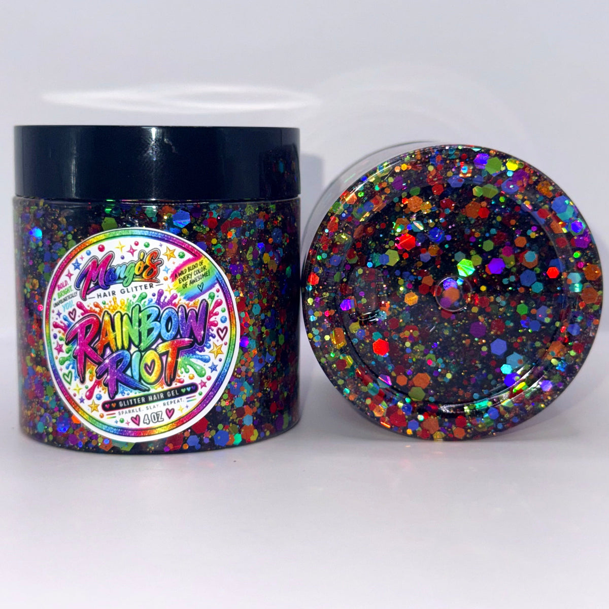 Rainbow Riot - Cosmetic Hair Glitter